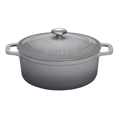 Poule à ragoût ronde en fonte d'acier émaillée Chasseur, 4,2 quarts