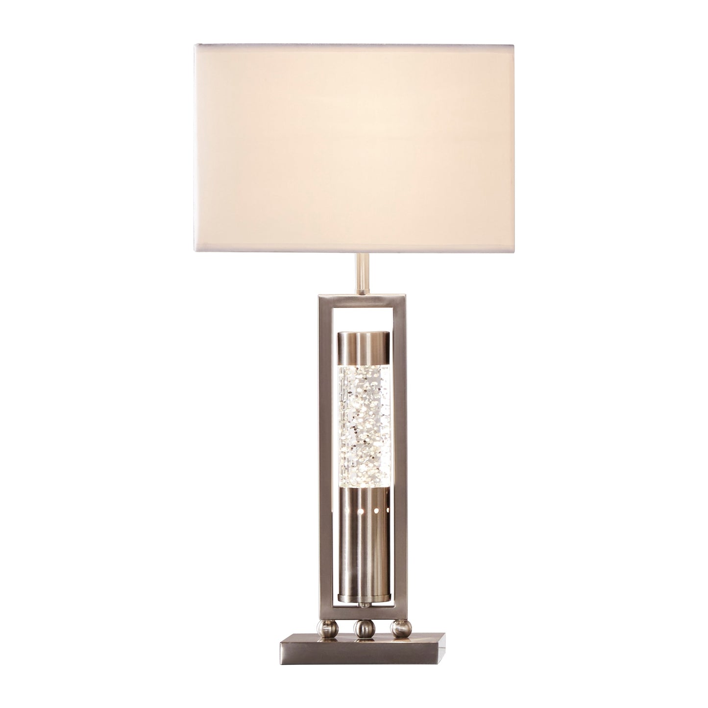 Lampe de table d'appoint à abat-jour rectangulaire Conover