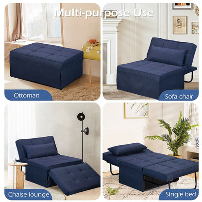 Canapé-lit convertible, canapé-lit, fauteuil, canapé, pouf pliable, fauteuil inclinable pour salon.