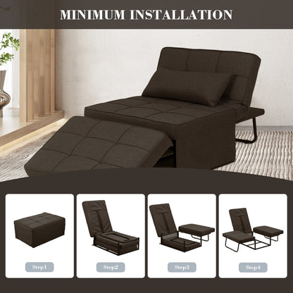 Canapé-lit convertible, canapé-lit, fauteuil, canapé, pouf pliable, fauteuil inclinable pour salon.