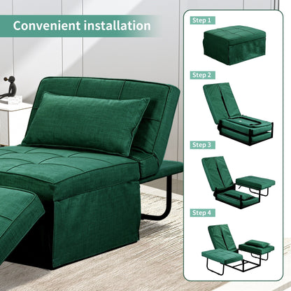 Canapé-lit convertible, canapé-lit, fauteuil, canapé, pouf pliable, fauteuil inclinable pour salon.