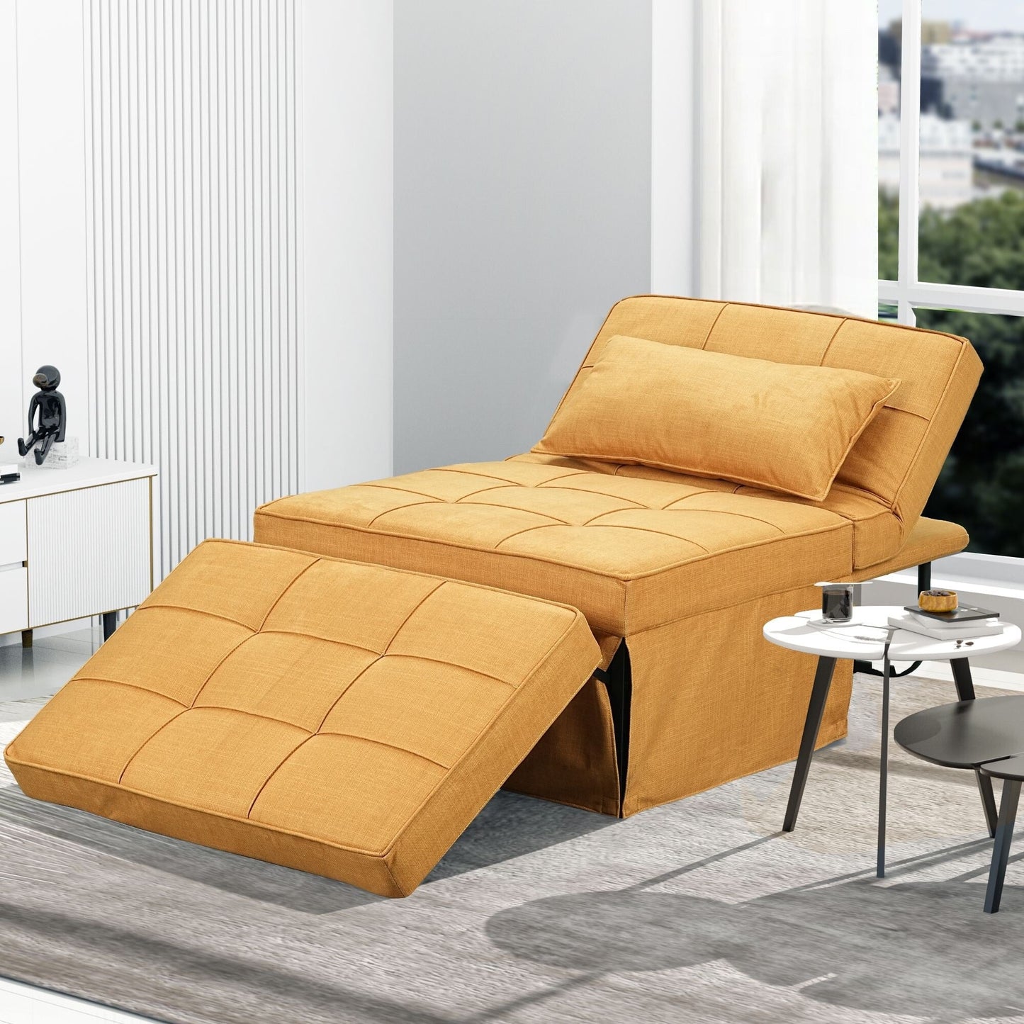 Canapé-lit convertible, canapé-lit, fauteuil, canapé, pouf pliable, fauteuil inclinable pour salon.
