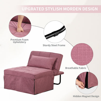 Canapé-lit convertible, canapé-lit, fauteuil, canapé, pouf pliable, fauteuil inclinable pour salon.