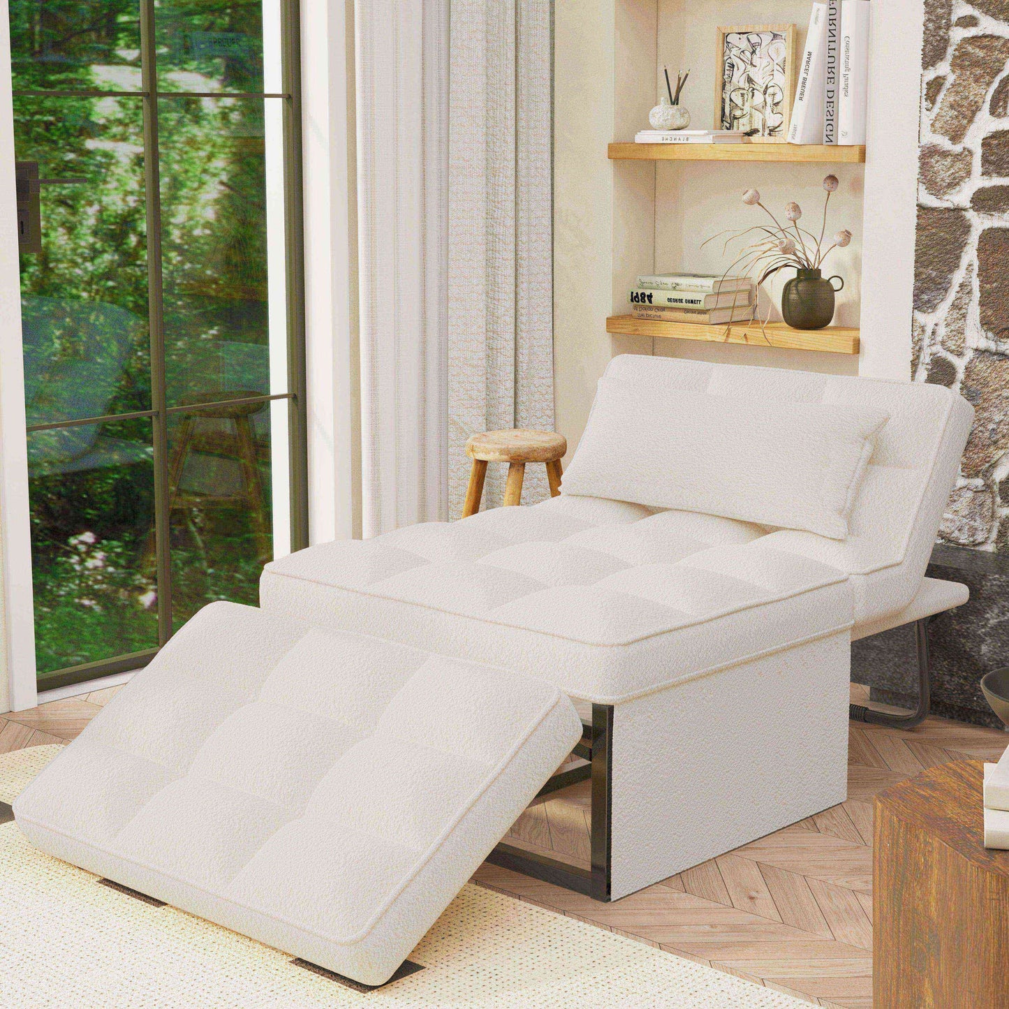 Canapé-lit convertible, canapé-lit, fauteuil, canapé, pouf pliable, fauteuil inclinable pour salon.
