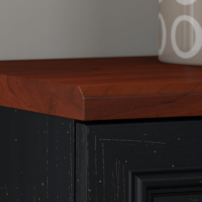 Armoire de rangement Fairview avec portes et étagères de Bush Furniture - 80,6 cm L x 32,4 cm l x 78 cm H