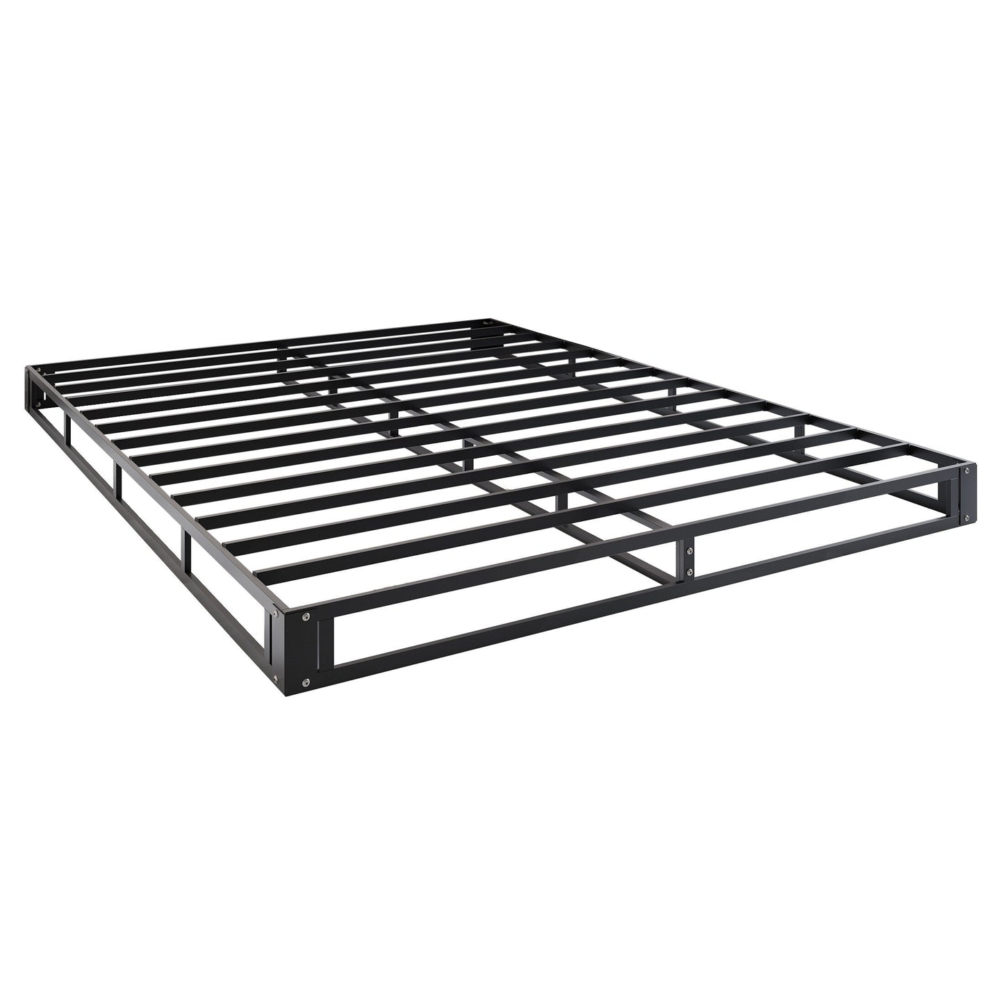 Sommier à ressorts métalliques de 5 pouces avec revêtement en lin gris chaud de CraftPorch