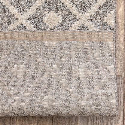 Tapis de couloir sur mesure Harlow Trellis, style moderne, pour escalier