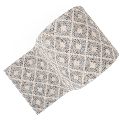 Tapis de couloir sur mesure Harlow Trellis, style moderne, pour escalier