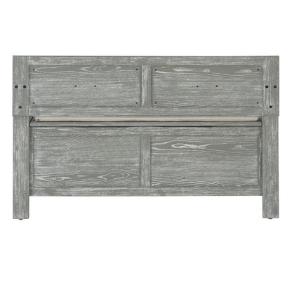 Banc d'entrée avec rangement et couvercle rabattable en bois Dahlia