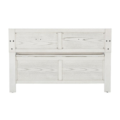 Banc d'entrée avec rangement et couvercle rabattable en bois Dahlia