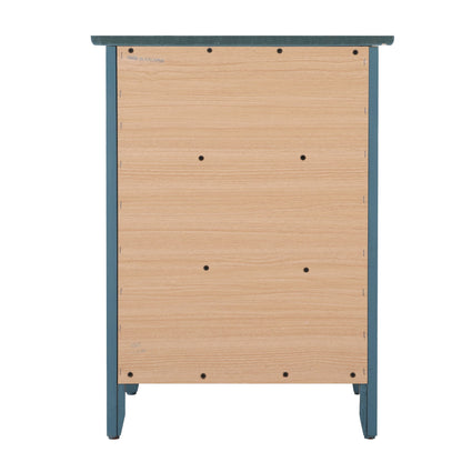 Table de chevet en bois de style transitionnel Daniel à 3 tiroirs