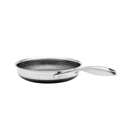 Ensemble de casseroles et poêles DiamondClad 7 pièces en acier inoxydable hybride antiadhésif