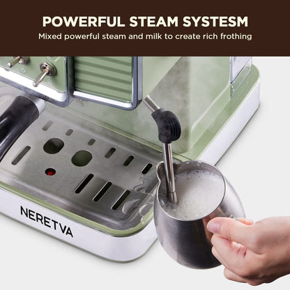 Machine à expresso avec mousseur de lait et vapeur