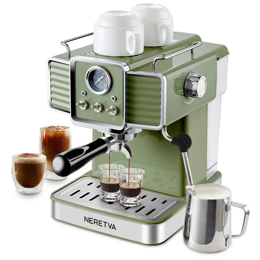 Machine à expresso avec mousseur de lait et vapeur