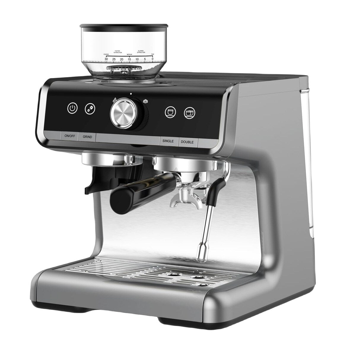 Machine à café expresso, avec broyeur, réservoir d'eau de 2,8 L