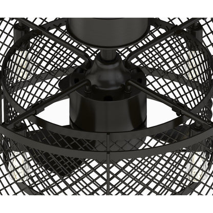 Ventilateur de plafond Fanimation Studio Collection Vintere en bronze vieilli à 4 lumières