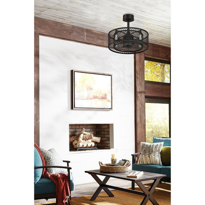 Ventilateur de plafond Fanimation Studio Collection Vintere en bronze vieilli à 4 lumières