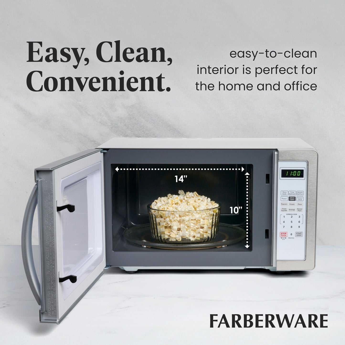 Four à micro-ondes Farberware Classic de 1,1 pi³ et 1000 watts