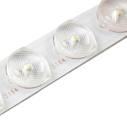 Éclairage encastré LED ovale allongé en bois style farmhouse, à intensité variable - 37 3000k/6000k