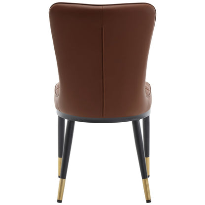 Lot de 2/4 chaises de salle à manger recouvertes de simili cuir
