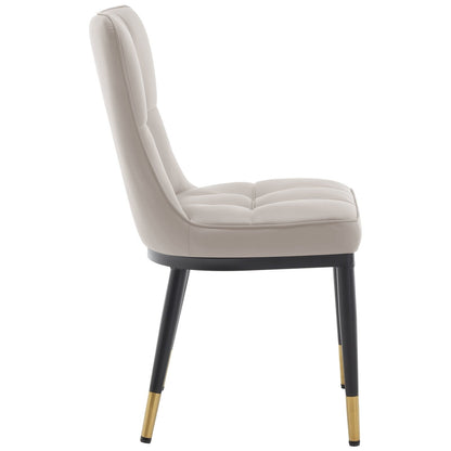 Lot de 2/4 chaises de salle à manger recouvertes de simili cuir