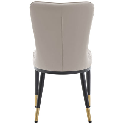 Lot de 2/4 chaises de salle à manger recouvertes de simili cuir