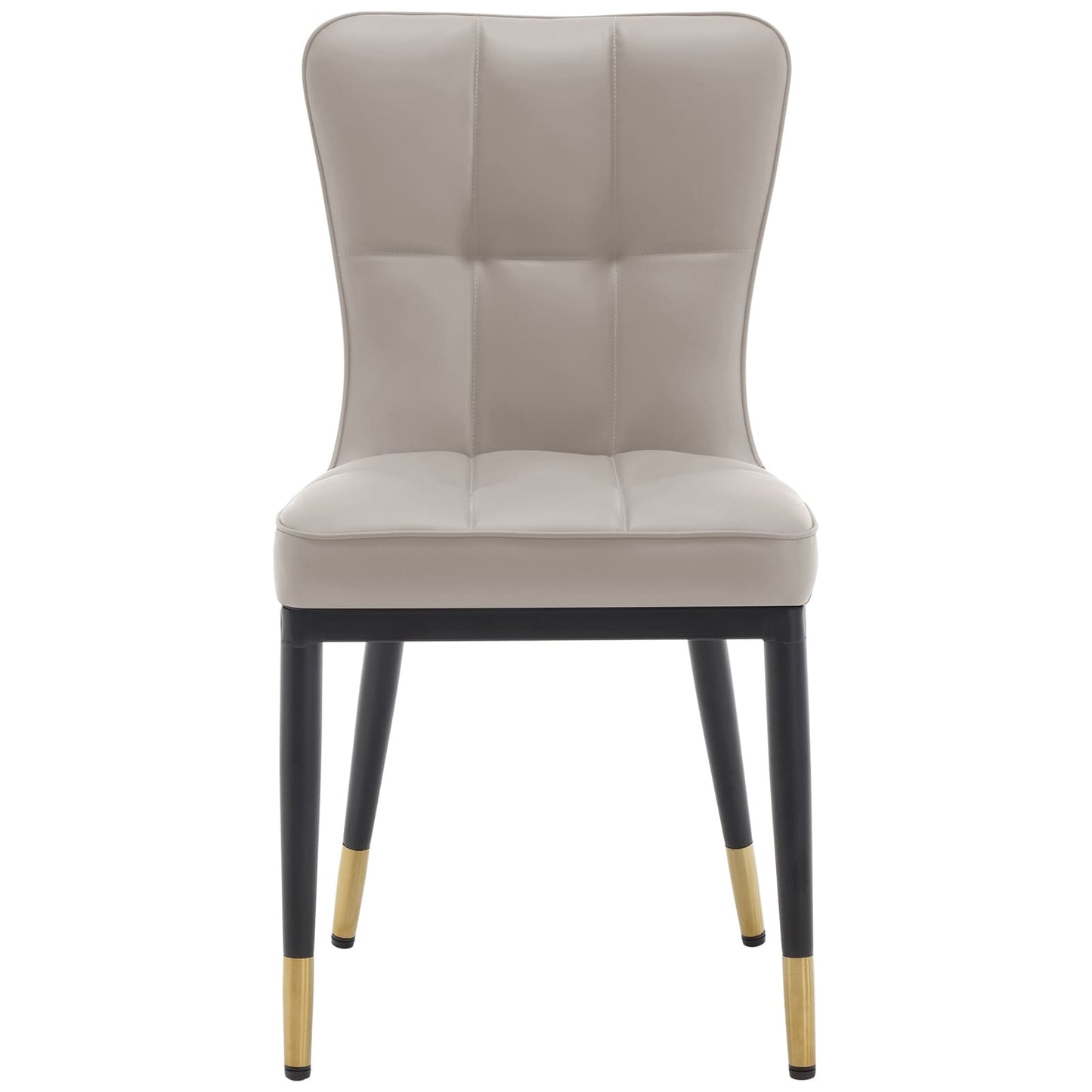 Lot de 2/4 chaises de salle à manger recouvertes de simili cuir