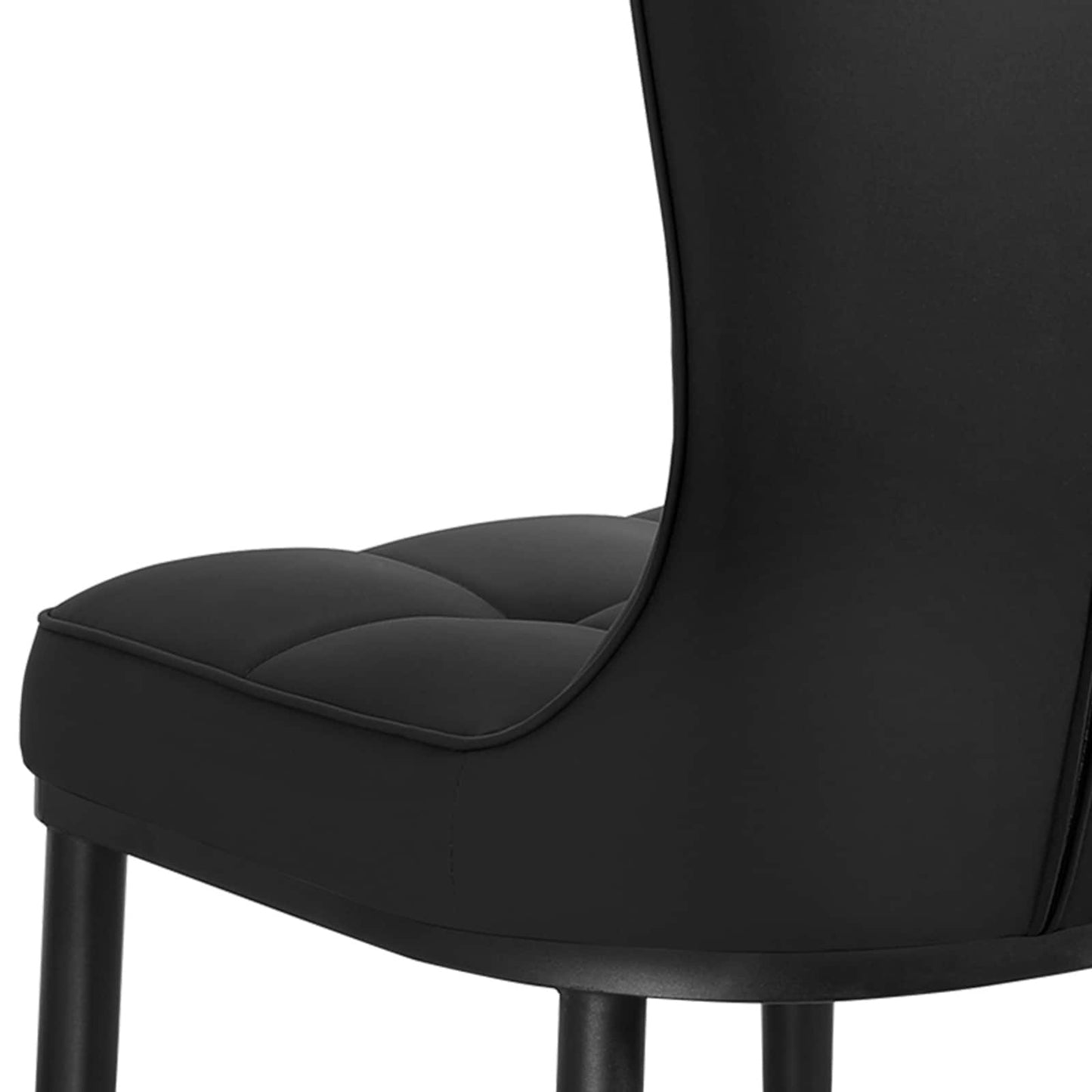 Lot de 2/4 chaises de salle à manger recouvertes de simili cuir
