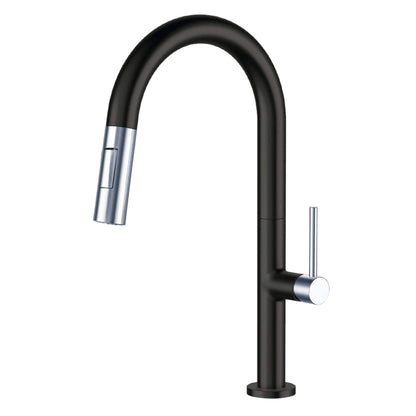Robinet de cuisine à tirage vertical à simple commande de Fine Fixtures