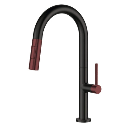Robinet de cuisine à tirage vertical à simple commande de Fine Fixtures