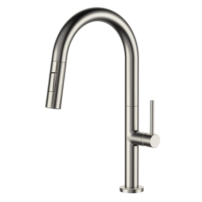 Robinet de cuisine à tirage vertical à simple commande de Fine Fixtures