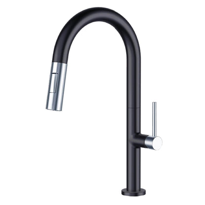 Robinet de cuisine à tirage vertical à simple commande de Fine Fixtures