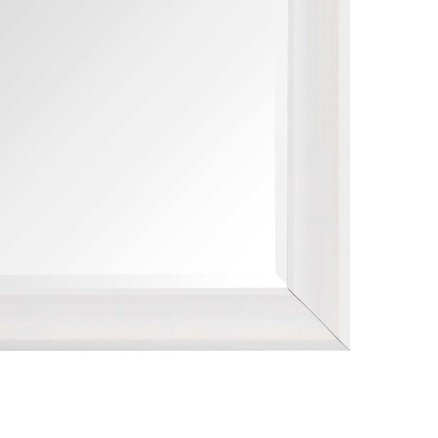 Grand miroir mural rectangulaire avec cadre - Miroir pleine longueur pour chambre à coucher et dressing