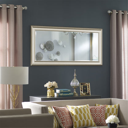 Grand miroir mural rectangulaire avec cadre - Miroir pleine longueur pour chambre à coucher et dressing