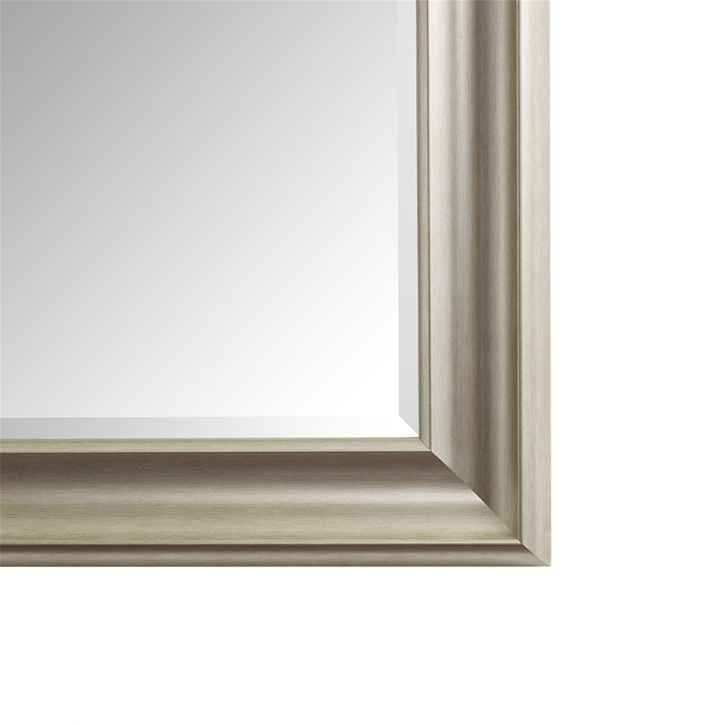 Grand miroir mural rectangulaire avec cadre - Miroir pleine longueur pour chambre à coucher et dressing