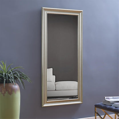 Grand miroir mural rectangulaire avec cadre - Miroir pleine longueur pour chambre à coucher et dressing