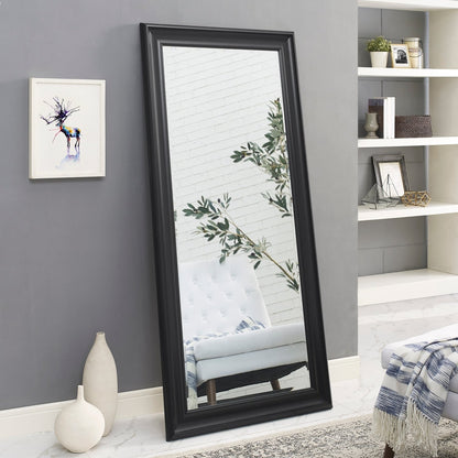 Grand miroir mural rectangulaire avec cadre - Miroir pleine longueur pour chambre à coucher et dressing