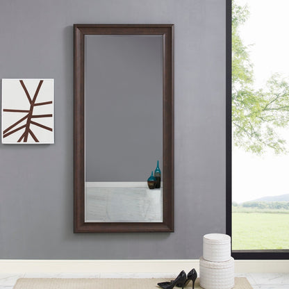 Grand miroir mural rectangulaire avec cadre - Miroir pleine longueur pour chambre à coucher et dressing