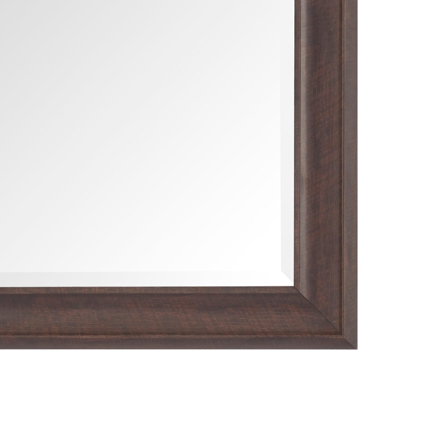 Grand miroir mural rectangulaire avec cadre - Miroir pleine longueur pour chambre à coucher et dressing