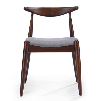 Chaises de salle à manger Francie, style moderne du milieu du siècle (lot de 2) par Christopher Knight Home - 52,1 cm L x 51,4 cm l x 75,2 cm h