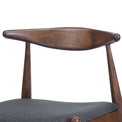 Chaises de salle à manger Francie, style moderne du milieu du siècle (lot de 2) par Christopher Knight Home - 52,1 cm L x 51,4 cm l x 75,2 cm h