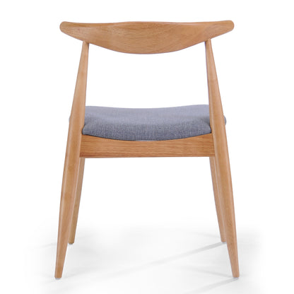 Chaises de salle à manger Francie, style moderne du milieu du siècle (lot de 2) par Christopher Knight Home - 52,1 cm L x 51,4 cm l x 75,2 cm h