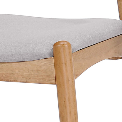 Chaises de salle à manger Francie, style moderne du milieu du siècle (lot de 2) par Christopher Knight Home - 52,1 cm L x 51,4 cm l x 75,2 cm h