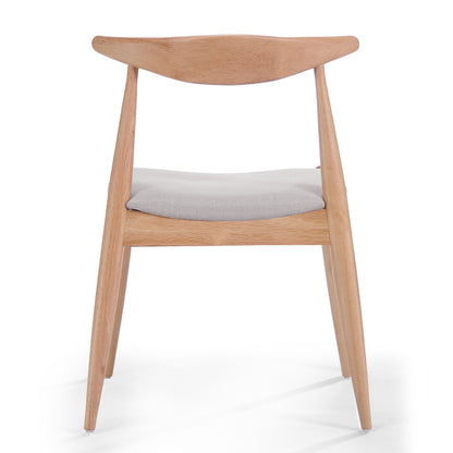 Chaises de salle à manger Francie, style moderne du milieu du siècle (lot de 2) par Christopher Knight Home - 52,1 cm L x 51,4 cm l x 75,2 cm h