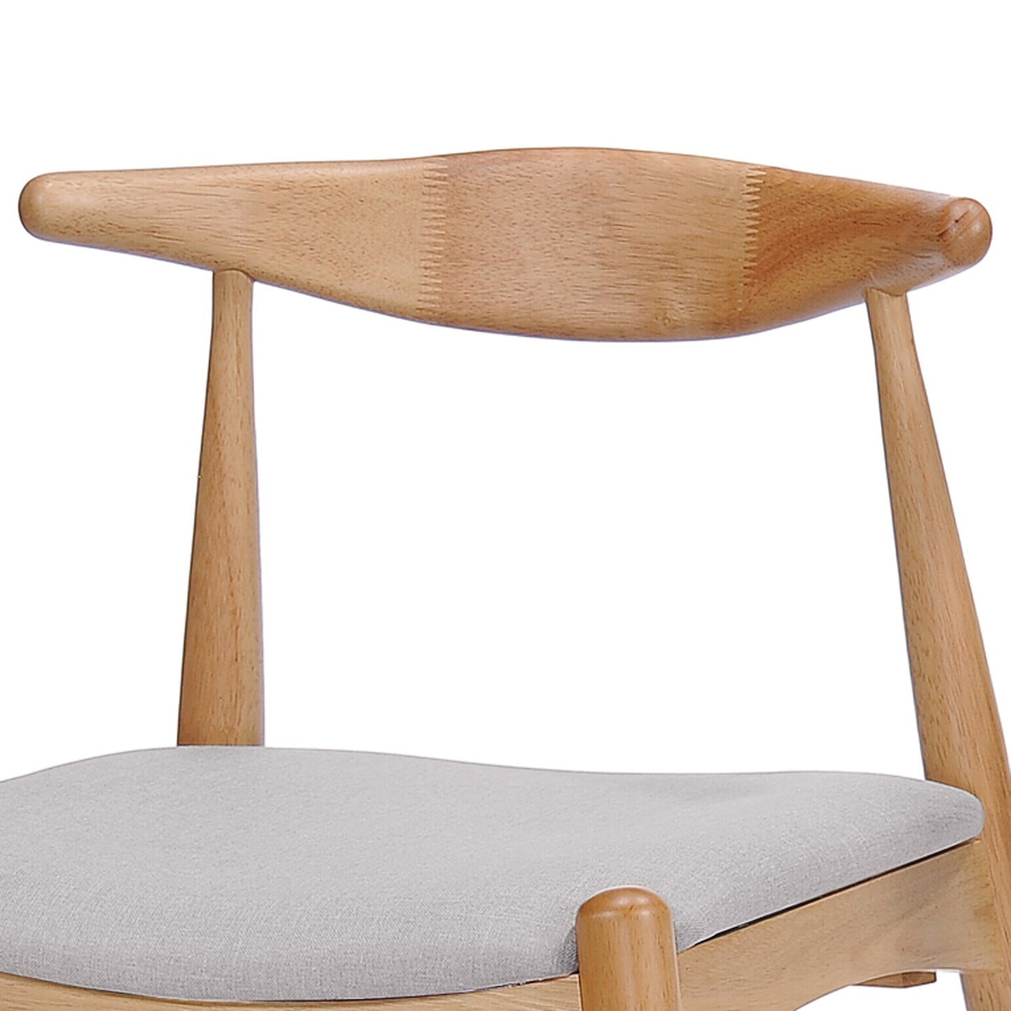 Chaises de salle à manger Francie, style moderne du milieu du siècle (lot de 2) par Christopher Knight Home - 52,1 cm L x 51,4 cm l x 75,2 cm h