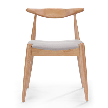 Chaises de salle à manger Francie, style moderne du milieu du siècle (lot de 2) par Christopher Knight Home - 52,1 cm L x 51,4 cm l x 75,2 cm h