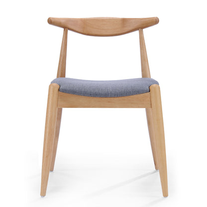 Chaises de salle à manger Francie, style moderne du milieu du siècle (lot de 2) par Christopher Knight Home - 52,1 cm L x 51,4 cm l x 75,2 cm h