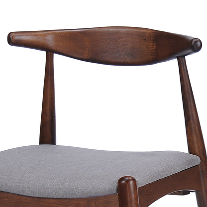 Chaises de salle à manger Francie, style moderne du milieu du siècle (lot de 2) par Christopher Knight Home - 52,1 cm L x 51,4 cm l x 75,2 cm h