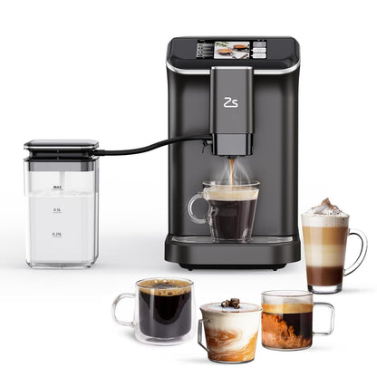 Machine à expresso entièrement automatique avec mousseur de lait automatique