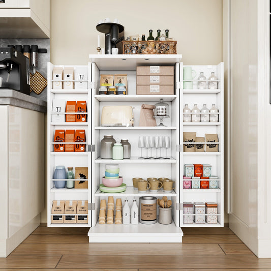 Armoire de rangement Futzca 47 pouces, armoires de cuisine en bois